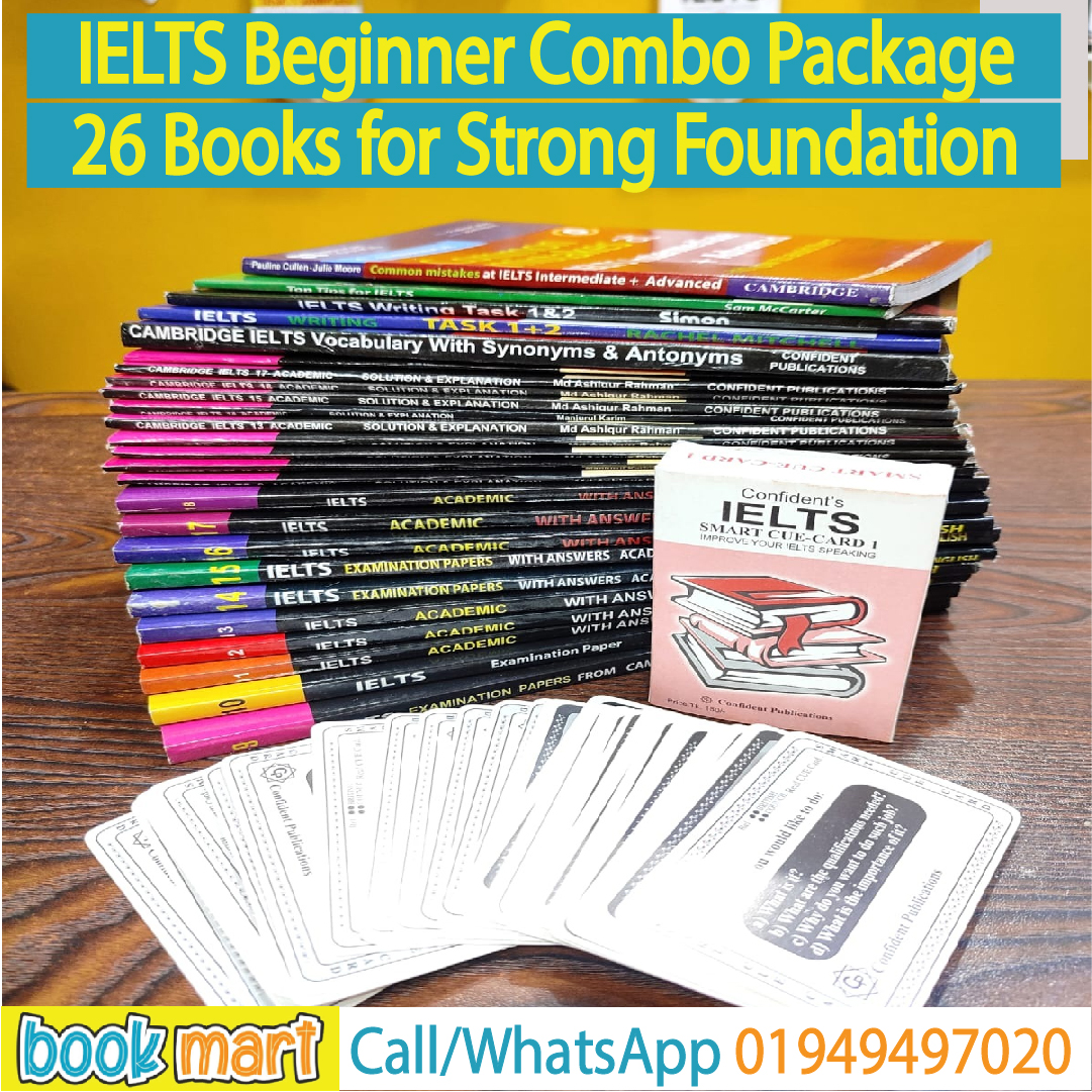 IELTS Beginner Combo Package – 26 Books for Strong Foundation (Bangla-English Instructions)